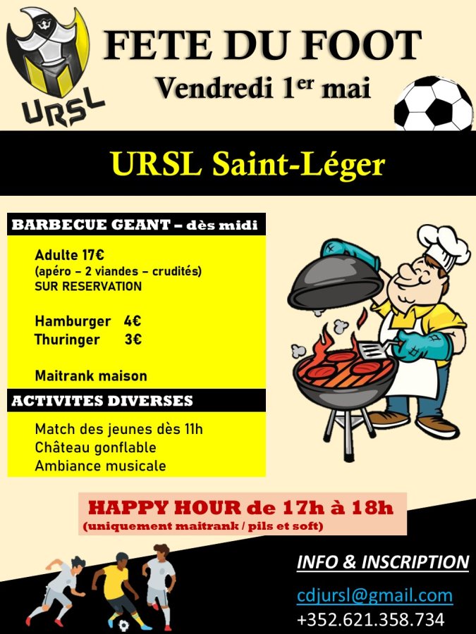 Fète du foot - 1er mai