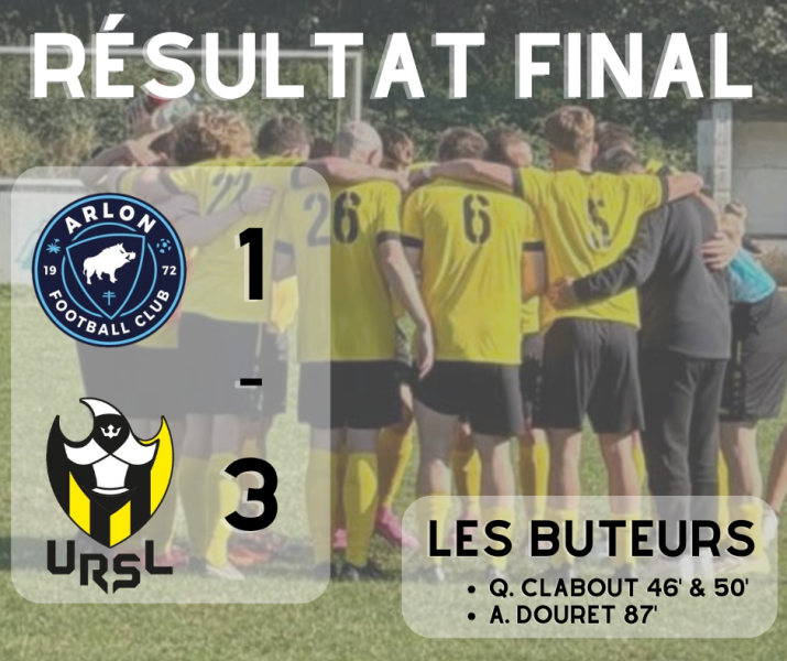 Arlon B - St.Léger 1-3